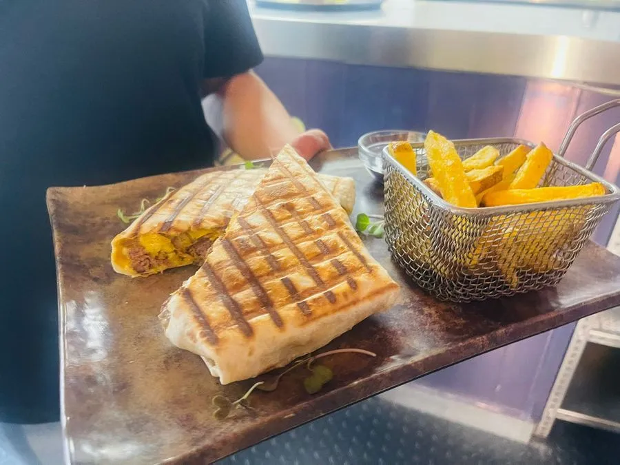 Taco mixto, de la carta de Bladi Fusión