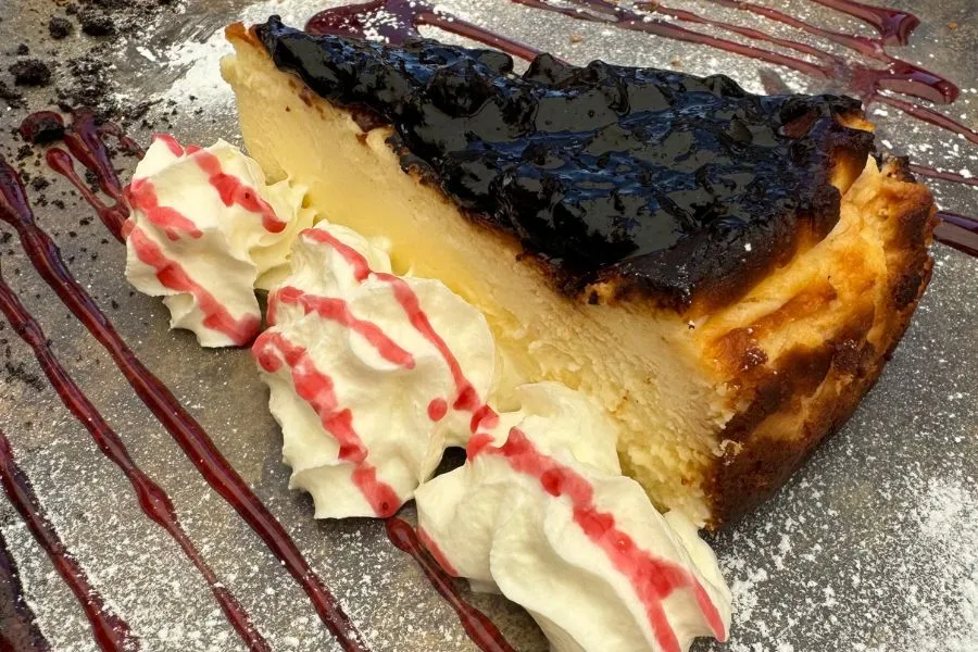 Tarta de queso, de la carta de Bladi Fusión